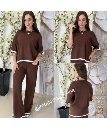 Conjunto Leticia Marrom